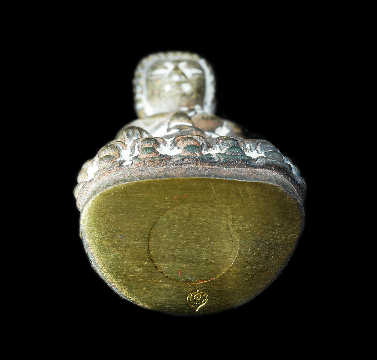 16Sep25 (168)ap.jpg - พระกริ่งรวยเพิ่มพูน รุ่นแรก หลวงปู่ทองพูน เขมเปโม สำนักปฏิบัติธรรมถ้ำจำปาทอง อ.เมือง จ.ราชบุรี อายุวัฒนมงคล 109 ปี พ.ศ.2564 เนื้อโลหะผสม ตอกโค๊ต หมายเ [..] | https://kamulet.in.th